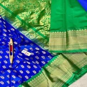 Pure Gadwal Silk Saree - Image 20