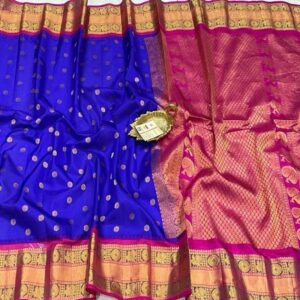 Pure Gadwal Silk Saree - Image 21