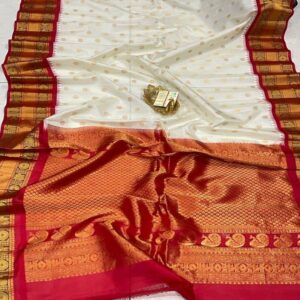 Pure Gadwal Silk Saree - Image 24