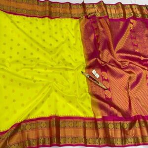 Pure Gadwal Silk Saree - Image 28