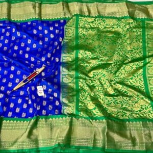 Pure Gadwal Silk Saree - Image 29