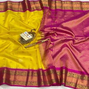 Pure Gadwal Silk Saree - Image 31