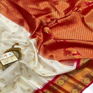 Pure Gadwal Silk Saree - Image 34