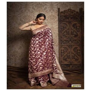 Beautiful Khaddi Georgette Sarees - Image 2