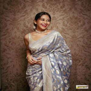 Beautiful Khaddi Georgette Sarees - Image 6