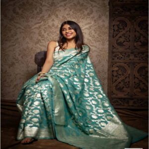 Beautiful Khaddi Georgette Sarees - Image 9