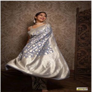 Beautiful Khaddi Georgette Sarees - Image 15