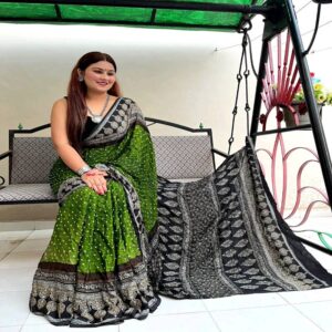 Most authentic Bandhini Modal Sarees - Image 2