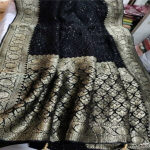 Georgette Saree with Sequence work - Image 2
