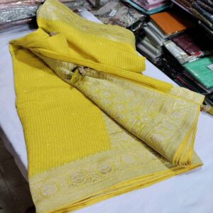 Georgette Saree with Sequence work - Image 6