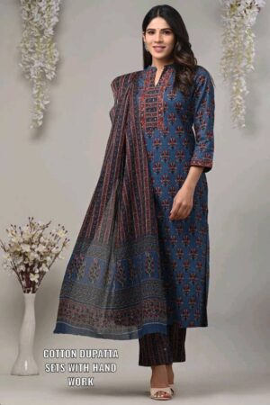 Kurti Pant Set with Dupatta