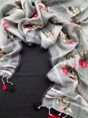 Linen Dress Material and Dupatta
