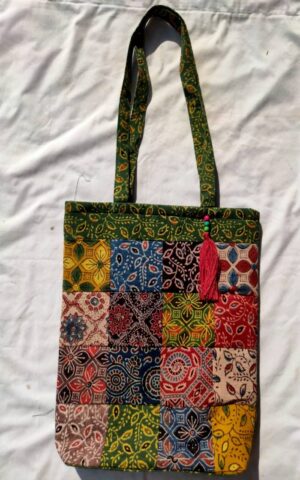 Bags Ajrakh Handblock print