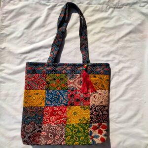 Bags Ajrakh Handblock print - Image 3