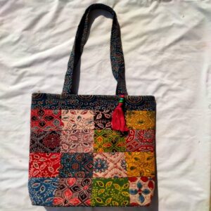 Bags Ajrakh Handblock print - Image 4