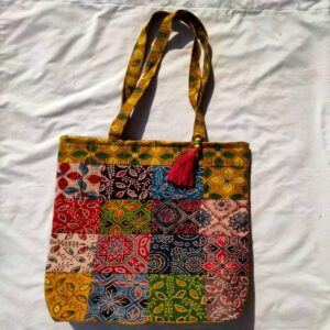 Bags Ajrakh Handblock print - Image 5