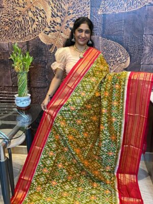 Ikkat Silk Saree - Image 8