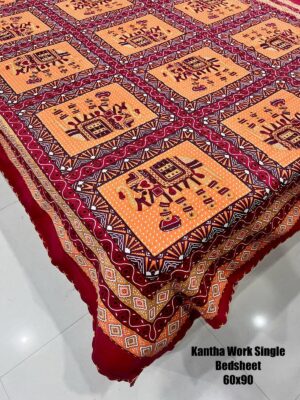 Kantha work Single Bedspread - Image 16