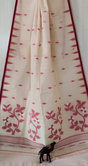 Cotton Jamdani Saree - Image 9