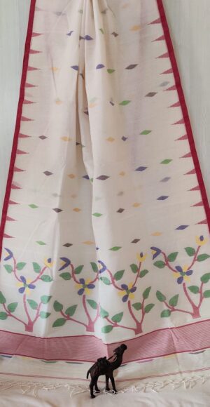 Cotton Jamdani Saree - Image 15
