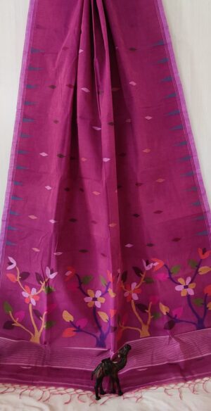 Cotton Jamdani Saree - Image 29
