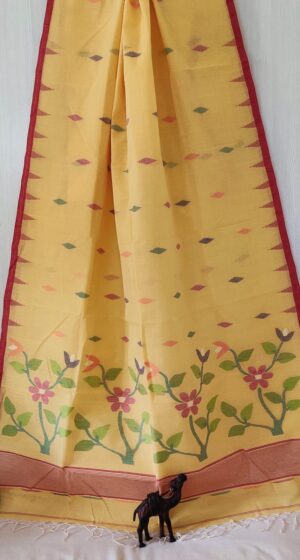 Cotton Jamdani Saree - Image 11