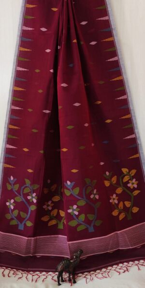 Cotton Jamdani Saree - Image 35