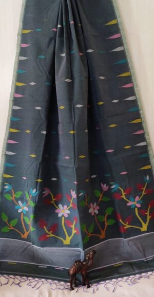 Cotton Jamdani Saree - Image 8