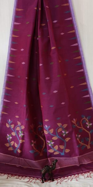 Cotton Jamdani Saree - Image 6