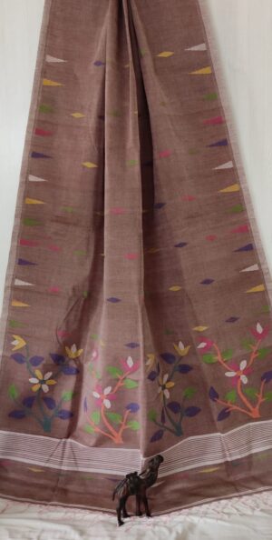 Cotton Jamdani Saree - Image 24