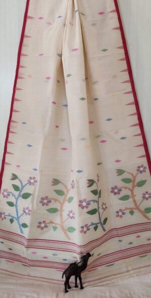 Cotton Jamdani Saree - Image 19