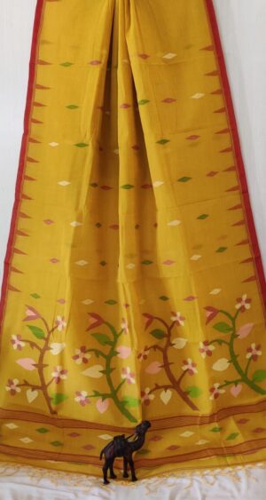 Cotton Jamdani Saree - Image 4