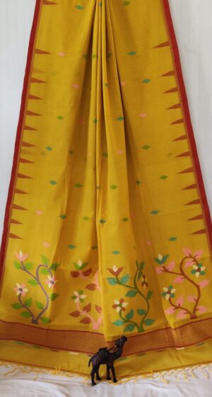 Cotton Jamdani Saree - Image 25
