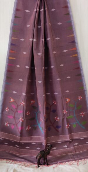 Cotton Jamdani Saree - Image 18