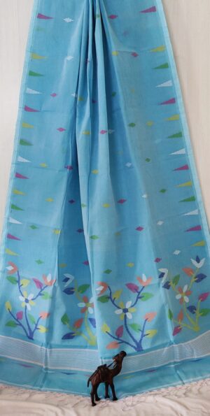 Cotton Jamdani Saree - Image 10