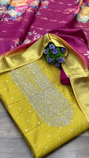 Jacquard Dress Material - Image 5
