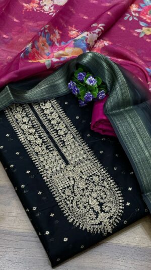 Jacquard Dress Material - Image 9
