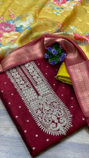 Jacquard Dress Material - Image 11