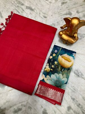 Mangalagiri Silk Cotton Saree - Image 18