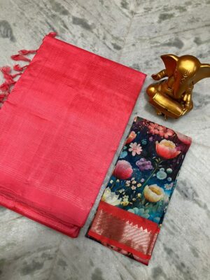 Mangalagiri Silk Cotton Saree - Image 21