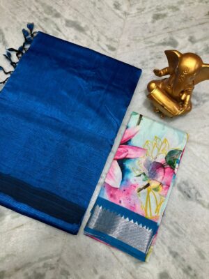 Mangalagiri Silk Cotton Saree - Image 6
