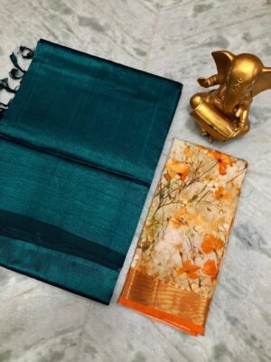 Mangalagiri Silk Cotton Saree - Image 2