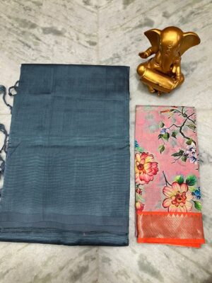 Mangalagiri Silk Cotton Saree - Image 5