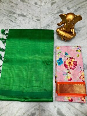 Mangalagiri Silk Cotton Saree - Image 7