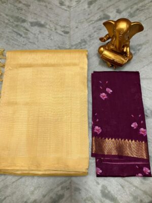 Mangalagiri Silk Cotton Saree - Image 17