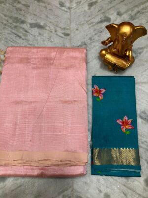 Mangalagiri Silk Cotton Saree - Image 16