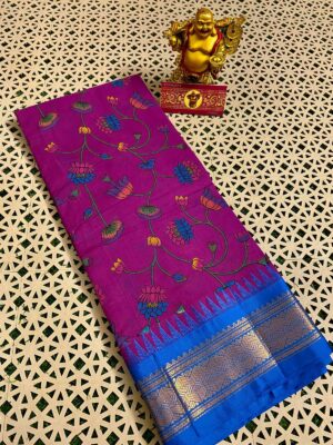 Gadwal Cotton Printed Sarees - Image 13