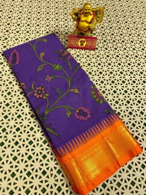 Gadwal Cotton Printed Sarees - Image 24