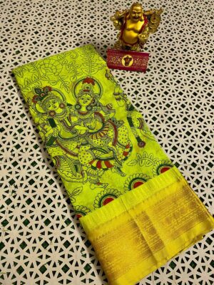 Gadwal Cotton Printed Sarees - Image 14