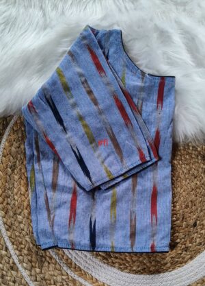 Readymade Ikkat Blouse - Image 9